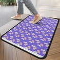 thumbnail image 4 of Purple Cartoon Unicorn Cloud Pattern Door Rugs,Washable Non Slip Door Mats Indoor,Decorative Door Mats,Entry Mat Indoor for Entrance,Bedroom,Kitchen,Bathroom,30"x17", 4 of 6