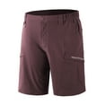 thumbnail image 4 of Mr.Stream Men's Hiking Relaxed Fit Golf Lounge Quick Drying Fishing Nylon Casual Shorts 3202 Red XL, 4 of 7