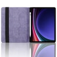 thumbnail image 2 of Case for Samsung Galaxy Tab S10 Lite/ S10 FE/ S9 FE 10.9 inch/Tab S9 11 inch, Purple Leather Folio Stand with Pencil Holder & Card Slot, 2 of 7