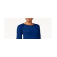 thumbnail image 2 of Karen Scott Women's Cotton Sweater Blue Size XX-Large, 2 of 3