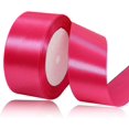 thumbnail image 1 of LAICAIW Solid Color Rose Red Satin Ribbon, 1-1/2 Inches x 25 Yards Fabric Satin Ribbon for Gift Wrapping, Crafts, Hair Bows Making, Wreath, Wedding Party Decoration and Other Sewing Projects, 1 of 7