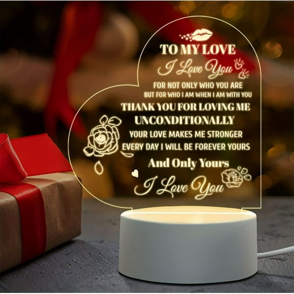EGNMCR Night Lights Nightlight Blessing Language Bedside Atmospheres Projection Lamp Small Gifts Nights Lights