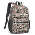 thumbnail image 2 of Pioneer Flower Floral Print Pattern 17" School Backpacks for Teens,Waterproof Oxford Fabric,S-Shape Padded Straps for School,Travel,Hiking,Camping, 2 of 5