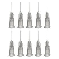 Uxcell Blunt Tip Dispensing Needle for Liquid Glue Gun, 27G 1/2", 10 Pack (Gray)