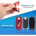 thumbnail image 4 of Key Fob Cover Compatible with Nissan Rogue Pathfinder Versa Kicks Sentra 2023-2025 TPU 3-5 Button Keychain Case Holder Protector,Red, 4 of 6