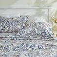 thumbnail image 3 of Gogreen Luxury Printed Quilt Set Queen Size, Lightweight Comforter Set, Oversized Bedspread Coverlet Quilted Bedding Set, with 2 Matching Pillowcases, for All Season, 3 of 9