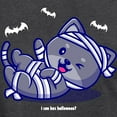 thumbnail image 3 of CafePress - I Can Has Halloween? White Text - Mens Hooded Shirt, 3 of 3