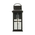 thumbnail image 6 of Williamston Collection One-Light Antique Bronze and Clear Glass Transitional Style Large Outdoor Wall Lantern, 6 of 9