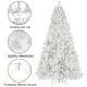 thumbnail image 5 of Árbol de Navidad Topeakmart artificial rosa de 2,3 m con soporte, 5 of 9