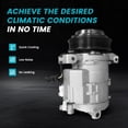 thumbnail image 4 of Baokaler Air Conditioning Compressor for Chevrolet Cruze 1.8L 2012 2013 2014 2015, 4 of 6