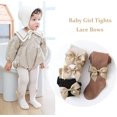 thumbnail image 2 of Mallas de punto trenzado para bebé niña, paquete de 3, para niña pequeña, 2 of 5