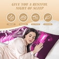 thumbnail image 3 of KLL Skull White Horse Pattern Long Body Pillow Cover,20x60 Body Pillow Cases,Soft Brushed Microfiber Invisible Zipper Design-Pillow core not included, 3 of 7