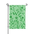 thumbnail image 1 of ZNDUO Flowers Green Vines Pattern Garden Flag, 12.5"x18" Double Sided Polyester Flag for Garden Farmhouse Patio Home Decor, 1 of 8