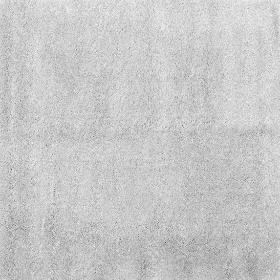 Ahgly Company Indoor Square Solid Gray Modern Area Rugs, 5' Square