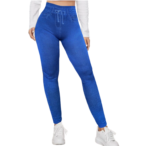 Leggings de Mujer Estilo Mezclilla Unitalla Comodidad y Estilo en Leggins