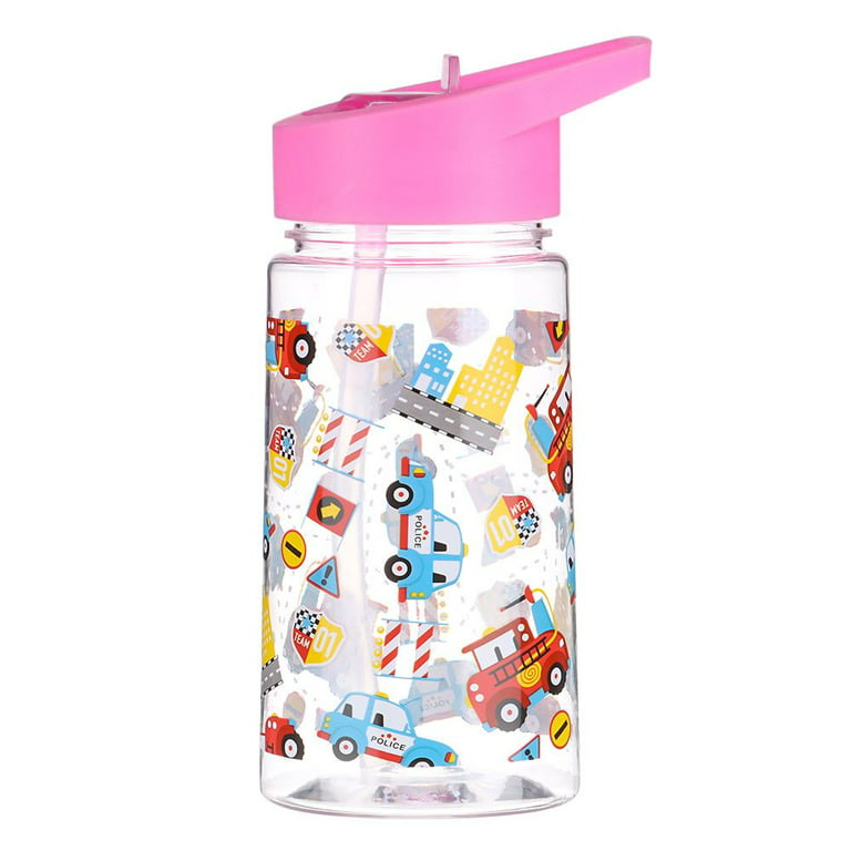 New Hot Creative Plastic Straw Water Bottle Cute Animal Drinking Cup  Portable Large Capacity For Student Adult Kids Mixing Cups