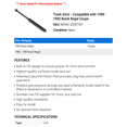 thumbnail image 2 of Trunk Strut - Compatible with 1980 - 1982 Buick Regal Coupe 1981, 2 of 2