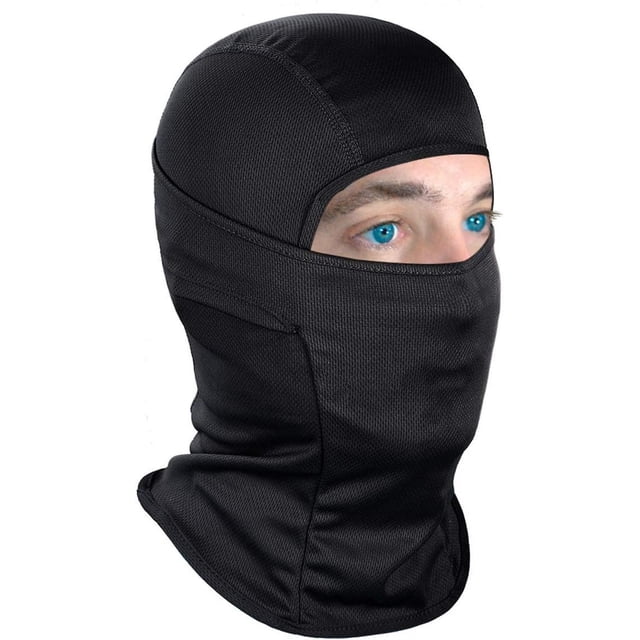 Máscara de esquí TANGJMXG para hombres y mujeres liviana color negro
