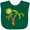 Green, variant on Inktastic Palm Trees with Cute Smiling Sun Boys or Girls Baby Bib