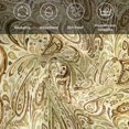 thumbnail image 6 of Cloth Napkins Set of 6 - 20x20 Inches, Beige Brown Green Washable Reusable Table Napkins, Retro Botanical Abstract Art Soft & Absortbent Dining Napkin for Party Wedding Hotel Restaurant, 6 of 8