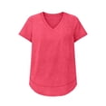thumbnail image 5 of Besolor Workout Tops for Women V Neck Short Sleeve Shirts Summer Lightweight Loose Casual Basic Tees Athletic Running T-Shirt Top, 5 of 7