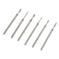 thumbnail image 1 of Cuticle Clean Bit, 6pcs Remplacement Cuticule Nettoyant Bit Professionnel Portable pour Pédicure, 1 of 8