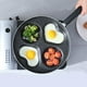thumbnail image 5 of Olla Para Freír De Cuatro Agujeros, Sartén Gruesa Para Tortilla, Sartén Antiadherente Para Huevos, Tortitas, Bistec, Sartén Para Cocinar Huevos, Jamón, Sartenes Para El Desayuno, Utensilios De Cocina Noticed HA027426-02, 5 of 6