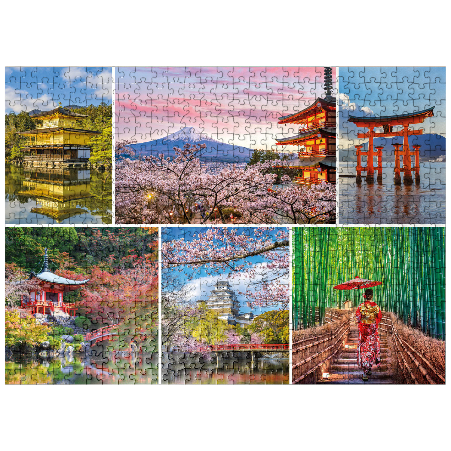 2000 Piece Osaka Castle, Japan Jigsaw Puzzle by Educa Borras