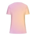 thumbnail image 4 of Women Fashion Tops Trendy Grey Shirts for Women Graphic Hide Belly Tunic 2025 Summer, 4 of 5
