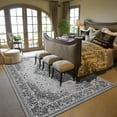 thumbnail image 4 of Noahas Area Rug Vintage Pattern Rug for Living Room, Den, Bedroom, Kids Room, Gray, 5' X 7', 4 of 5