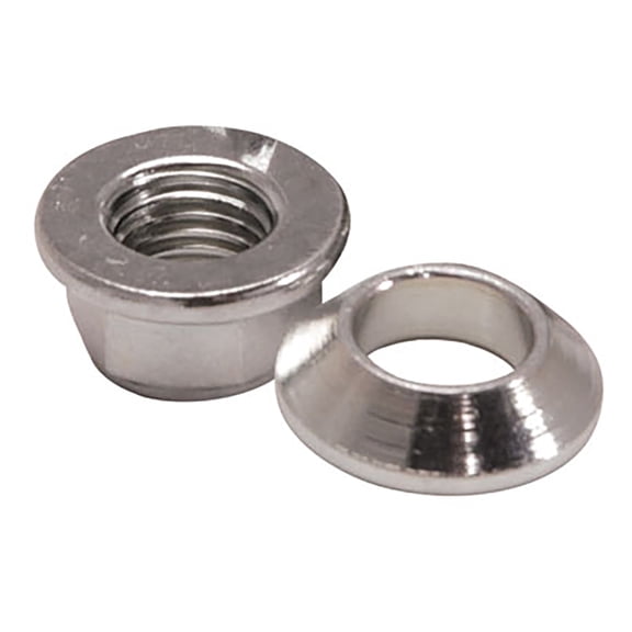 Universal Chrome Flange/Tapered Locking Lug Nut 10mm X 1.25mm Thread Pitch Compatible With Can-Am Defender HD10 Max X MR 2020