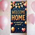 thumbnail image 5 of Decorative Design Welcome Home Balloon Banner Colorful Heart Party Decoration for Welcome Celebration Event, 5 of 8