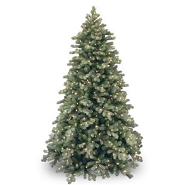 National Tree PreLit 71/2' Poly Frosted Colorado Spruce Hinged