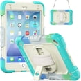thumbnail image 2 of For iPad Mini 5th/4th Generation Case 7.9 inch 2019/2015, 360 Rotating Shockproof Cover with Stand, Screen Protector, Shoulder Strap, Rainbow Blue, 2 of 7