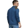 thumbnail image 4 of Iceglad Men's Knit Pullover Sweater Casual Long Sleeve Stand Collar Button Knitted Sweaters, 4 of 8