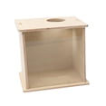 thumbnail image 1 of Caja de baño de arena para hámster, caja de excavación de hámster, jaula de acrílico transparente Visible, baño para Chinchillas, hámsteres enanos, 20cmx16cmx18cm Sunnimix Jaula de madera para hámster, 1 of 8
