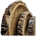 thumbnail image 5 of VintiquE Wooden Handmade Serving Tray Salad Bowl II Serving Platter Tray II Set of 3 Log for Serving Bark Wooden Tray (Size :- (Small 8 inch) (Medium 10 inch) (Large 12 inch), 5 of 6