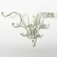 thumbnail image 4 of Set of 4 Cast Iron Moveable 5 3 Prong Wall Hooks, 4 of 4