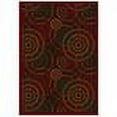 thumbnail image 2 of Joy Carpets 1517D-03 Dottie Warm Earth 7 ft.8 in. x 10 ft.9 in.  WearOn Nylon Machine Tufted- Cut Pile Whimsy Rug, 2 of 3