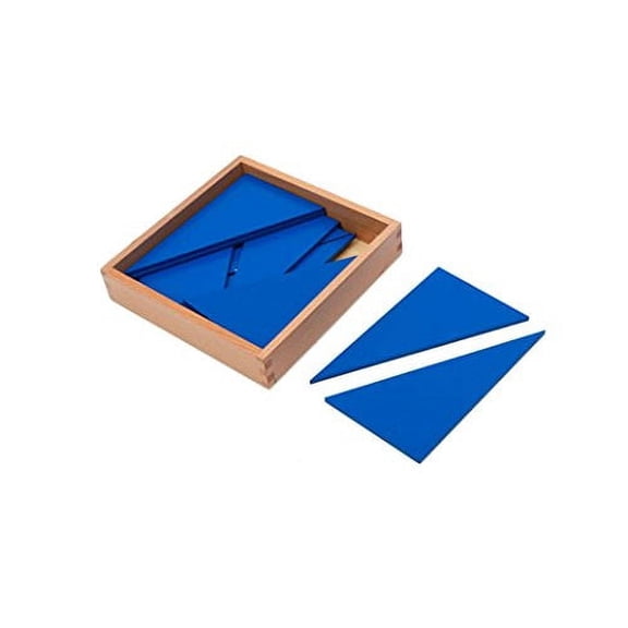 Adena Montessori Box of Blue Triangles