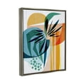 thumbnail image 3 of Stupell Summer Tropics Abstract Botanicals Abstract Painting Gray Floater Framed Art Print Wall Art, 3 of 6