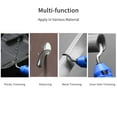 thumbnail image 3 of FlyFlise Trimming Tool Deburring Trimming Cutter Burring Remover High-speed Steel Blade 11pcs with 1pcs Handle for 3D Printer Model Art Sculpture Carving Sculpting Shaping Modeling Cleaning, 3 of 8