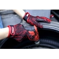 thumbnail image 4 of Hyper Tough Stretch Knit Work Glove with Non Slip Silicone Prints, Black Color, Men's Large, 4 of 9