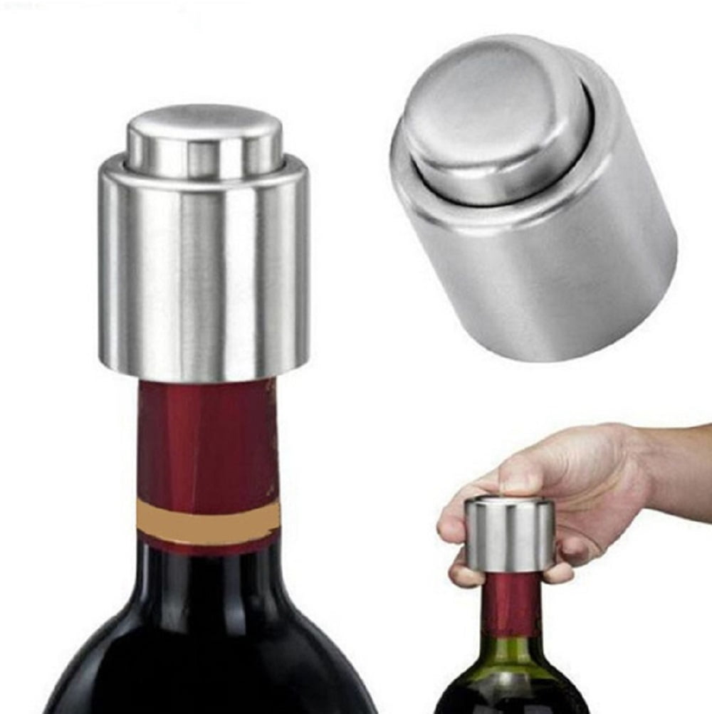 1PCS Wine Bottle Stopper Plug With Vacuum Seal Winery Sealer Top Airless Saver 