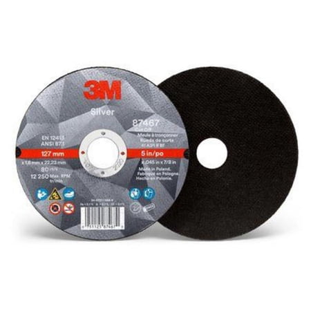 UPC: 0051125874656 | 3M 103146569 T1 Cut-Off Wheel – 4.5 x 0.045 x 0.87 in.