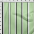 thumbnail image 4 of oneOone Cotton Silk Mint Green Fabric Stripes Quilting Supplies Print Sewing Fabric By The Yard 42 Inch Wide, 4 of 4