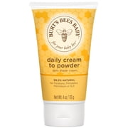 Burt's Bees Baby 2-in-1 Diaper Cream and Powder with Shea Butter, Pediatrician Tested, 4 Ounces