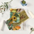 thumbnail image 6 of 3 Piece Bath Towels Set Bath Towel, Hand Towel and Face Towel for Bathroom, Gym, Hotel Vase and Fruit Pattern, 6 of 8