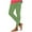 Green, variant on ZHUGeLI Women's High Waisted Eyelet Basic Pants Workout Breathable Yoga Pants Casual Elastic Waist Comfort Leggings