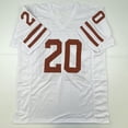 thumbnail image 4 of Autographed/Signed Earl Campbell Texas White College Football Jersey JSA COA, 4 of 4